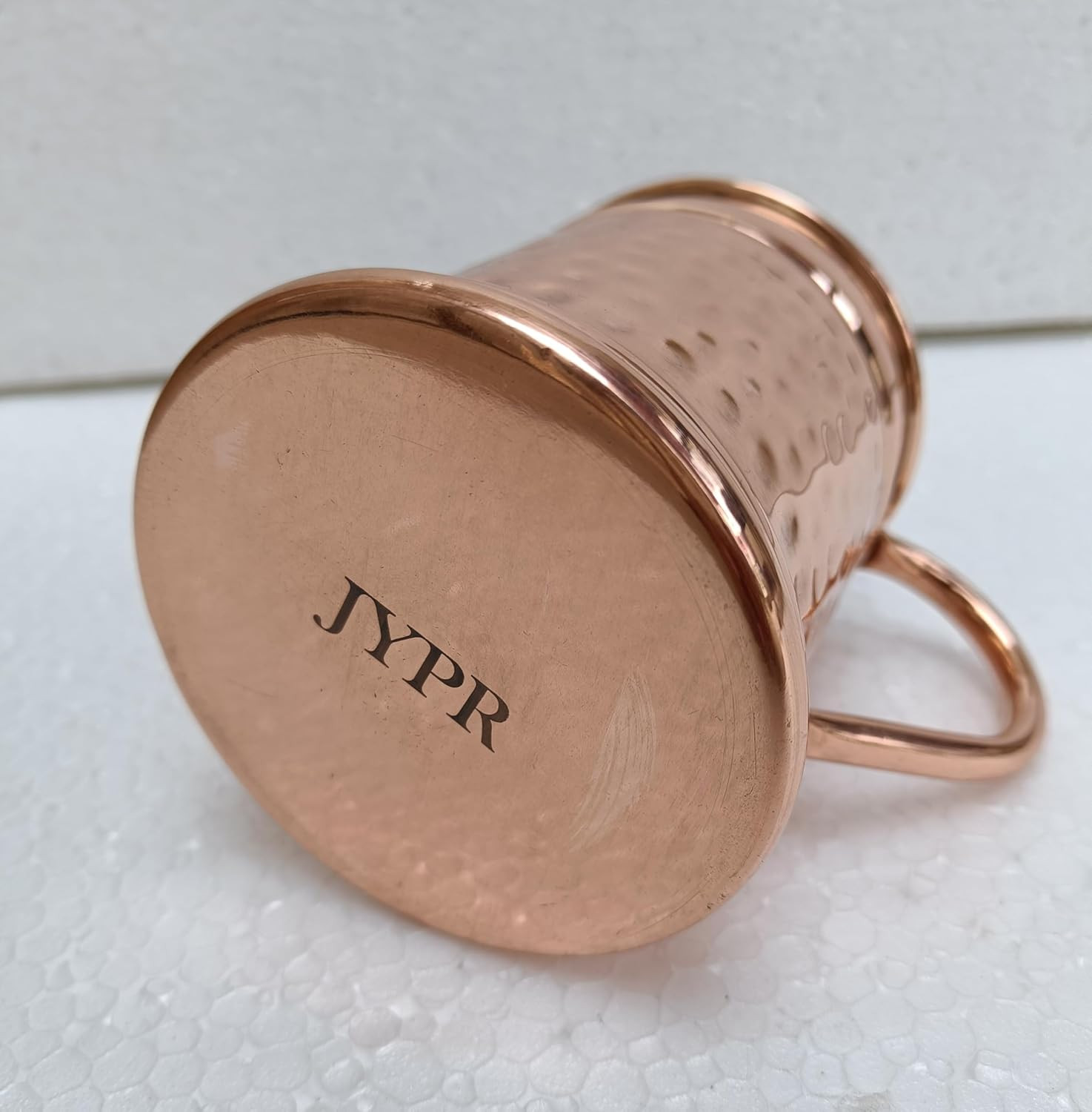 Hammered Moscow Mule Copper Mug | Handcrafted 100% Pure Copper Cup | Large 22 Oz