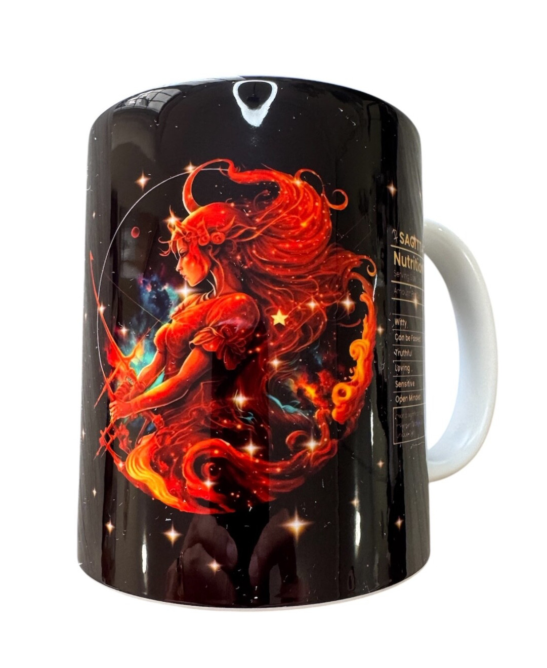 Zodiac Nutrition Facts Wrap 11oz Coffee Mug, Great for Gift.