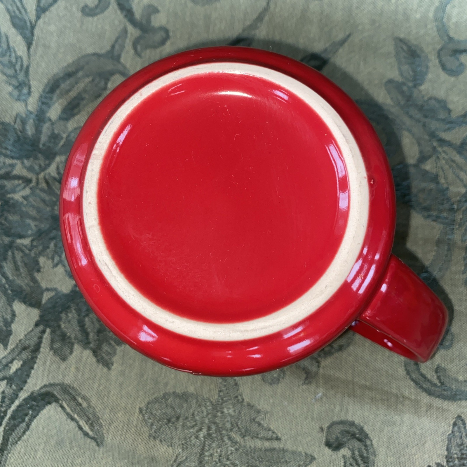 TAMMY VALENTINE 16oz Red Heart Painted Spectrum Designz Mug Cup Stoneware 2022