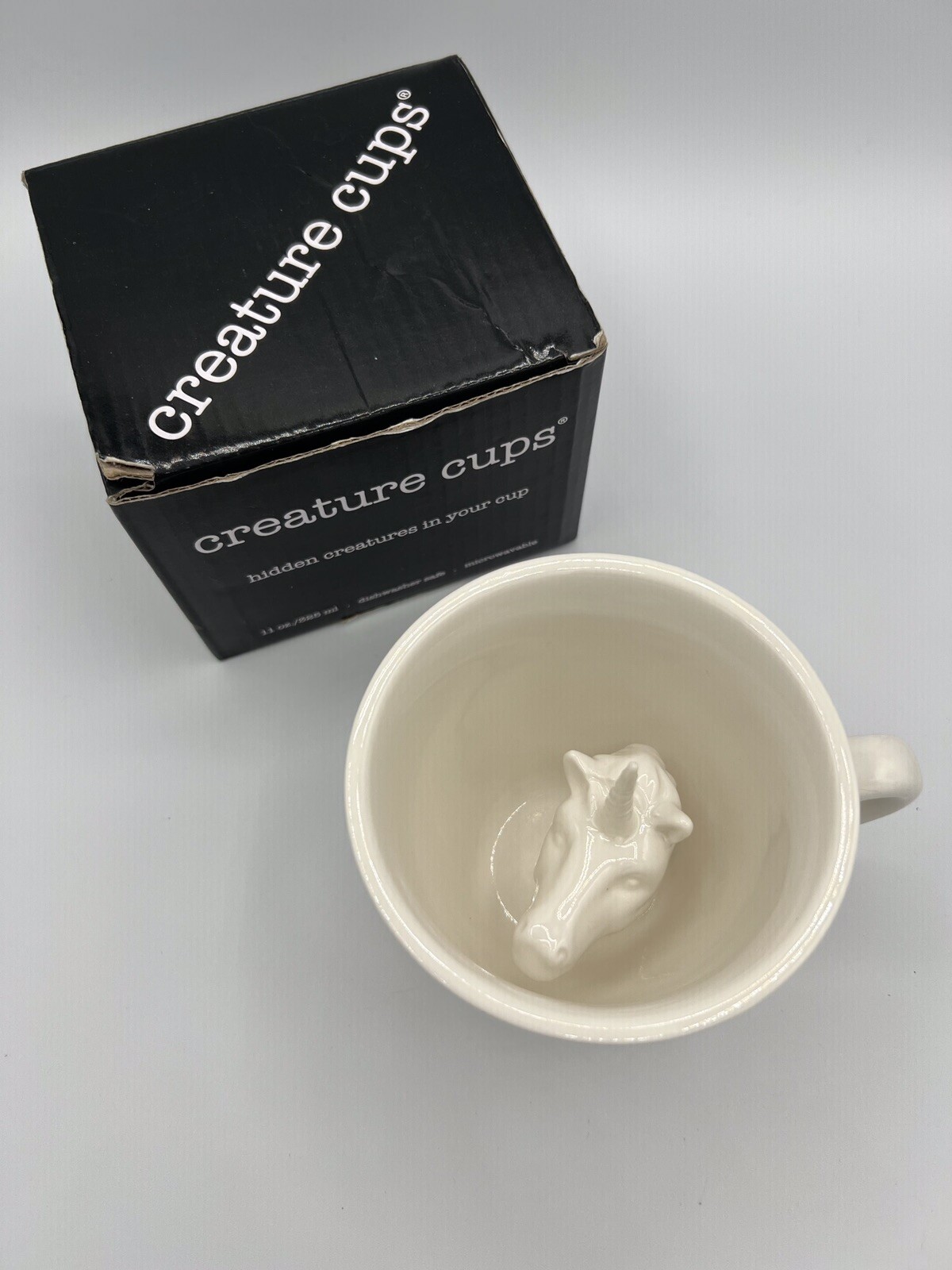 Creature Cups Brand Hidden Creatures Unicorn 11 Oz Coffee Tea Mug NIB