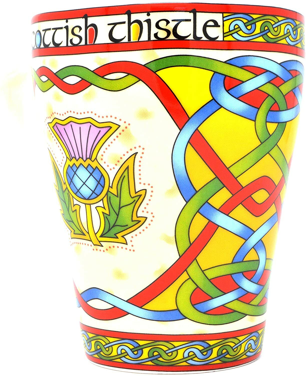 Royal Tara The Scottish Thistle Mug Celtic Weave Tea Cup Coffe Mug 13 fl oz