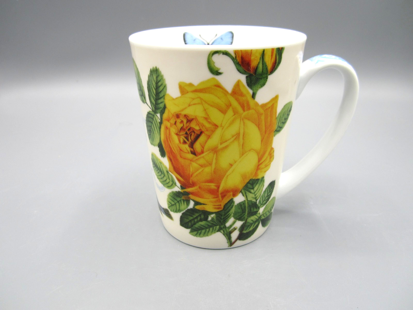Barnes & Noble Fringe Studio Blue Butterfly Multicolor 10 oz Coffee Tea Mug (303