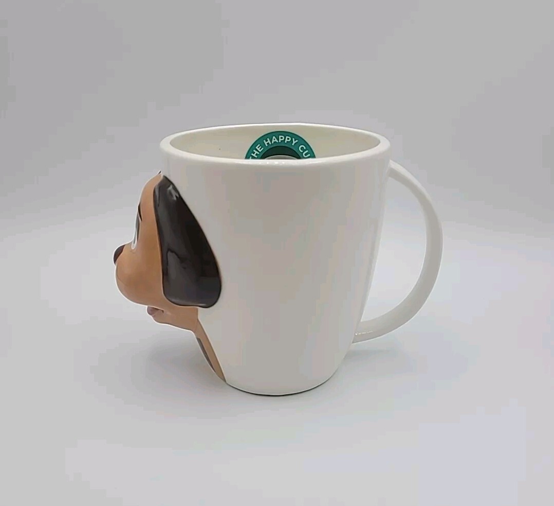 3D Buddy Dog Mug Temp Sensitive Cold Hot Color Changing Bow Tie/Eyes W/Box 16oz