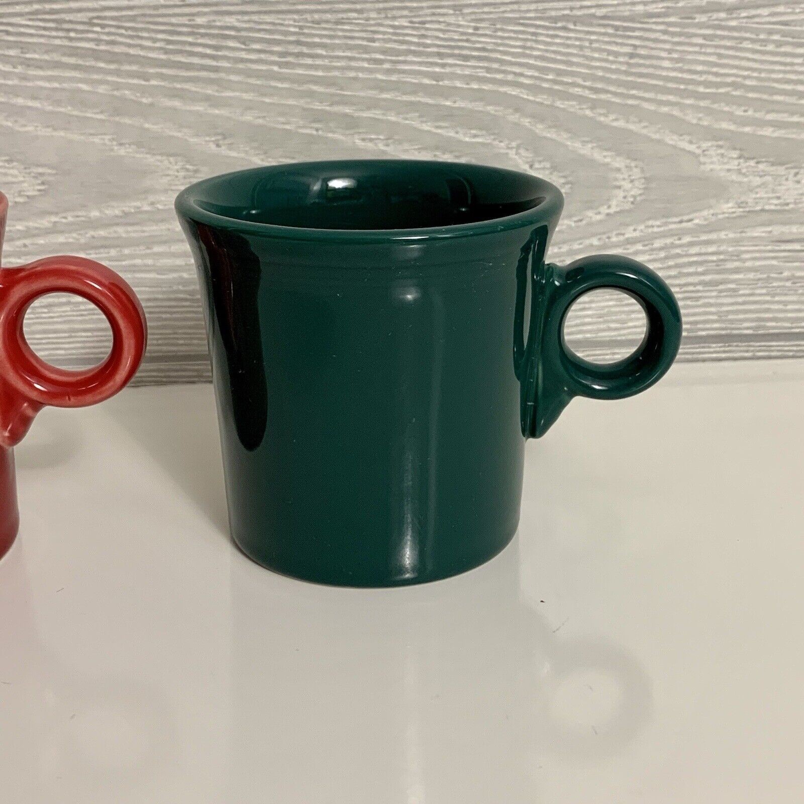 Fiestaware Mugs Set of 2 Red Green