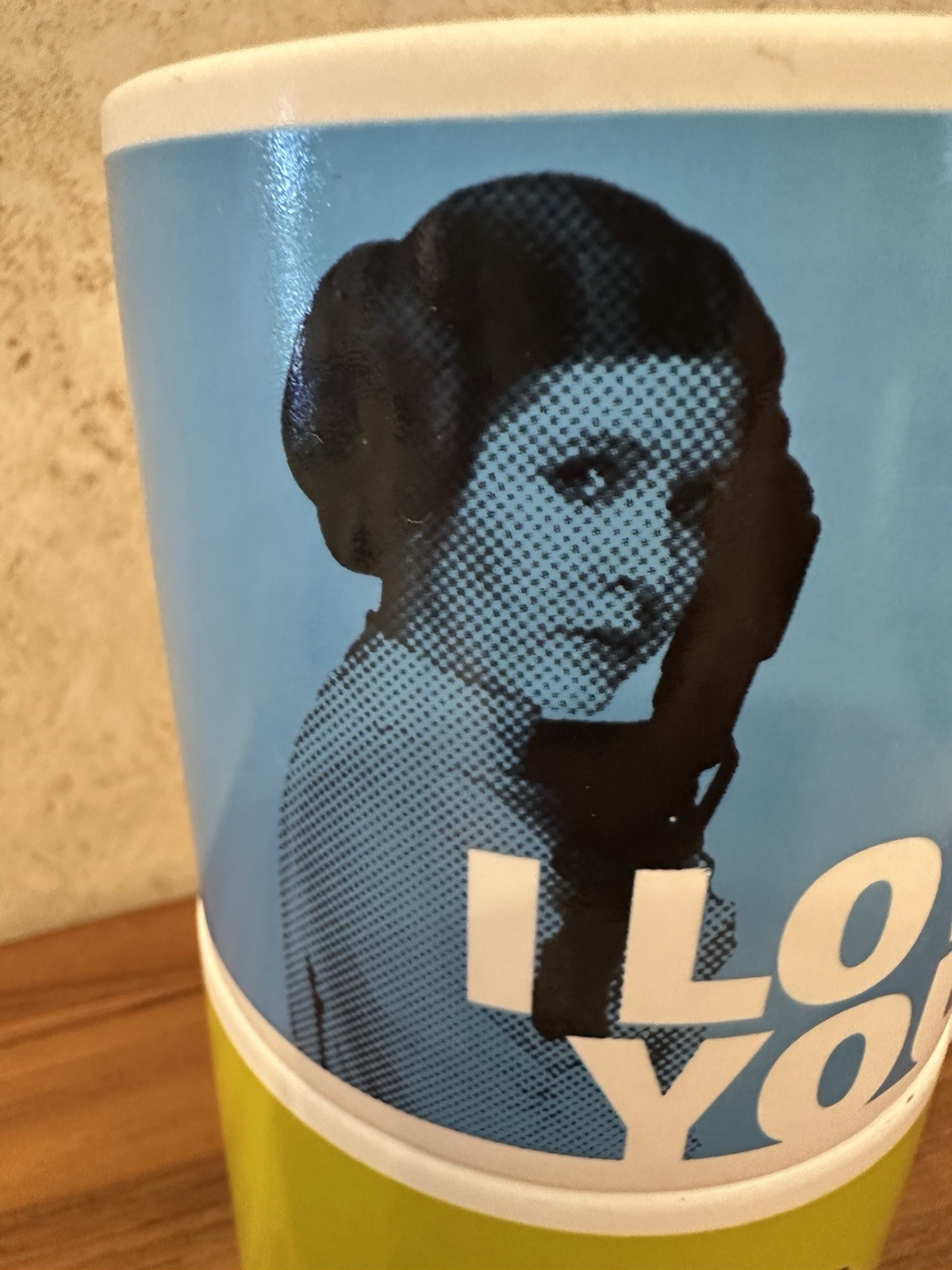 Coffee Mug I Love You I Know Han Solo Princess Leia Stackable Star Wars Set of 2