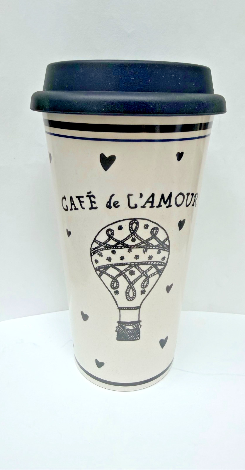 Juliska L’Amour Toujours Travel Mug/Cup, Plastic/Silicone, MTM04/10