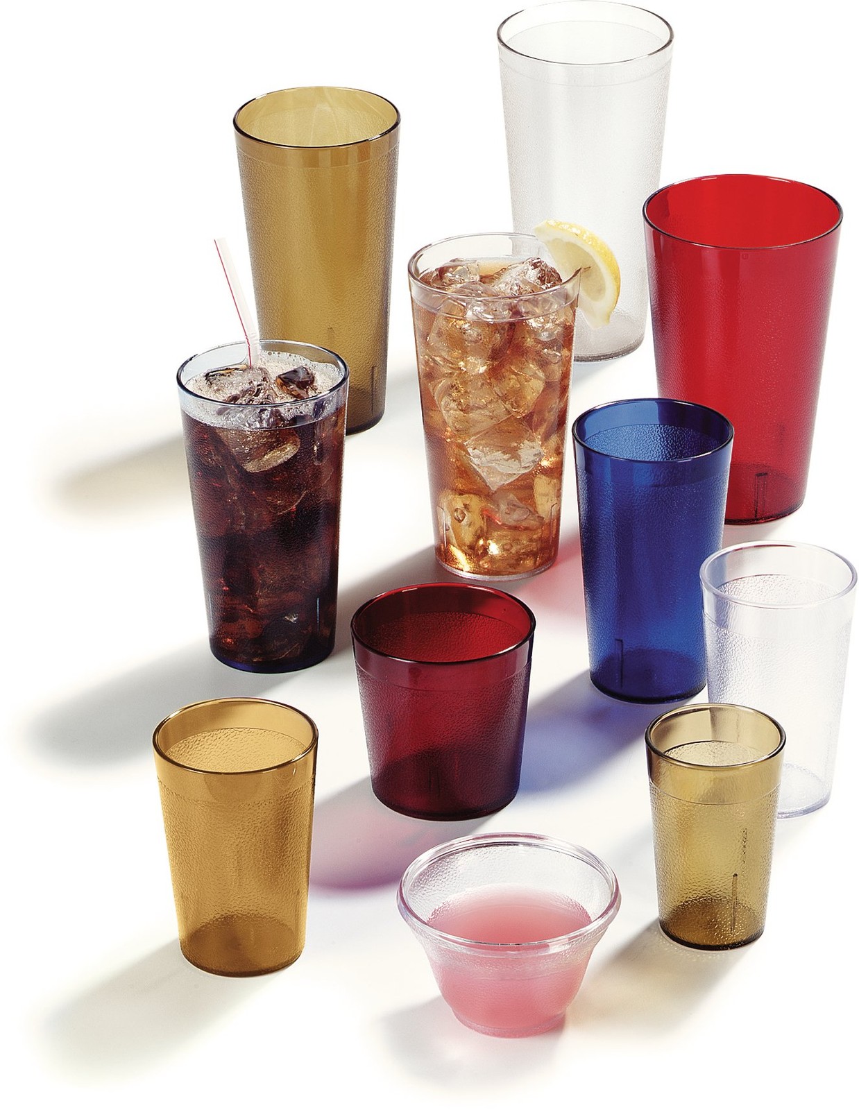 Stackable Plastic Tumbler 24 Oz. Clear BPA Free – Durable for Casual Dining