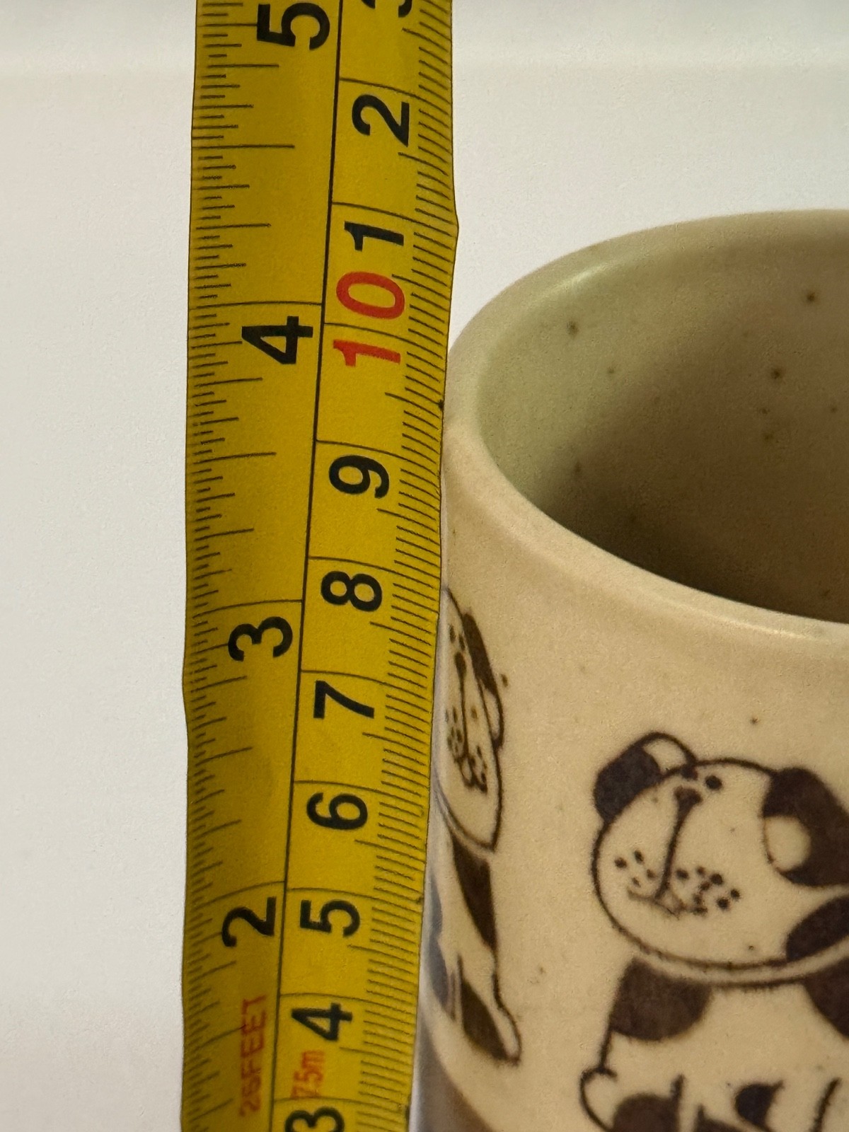 Vintage Otagiri Japan Stoneware Mug Puppy Dogs Cute Pottery Coffee Tea Mug Cup