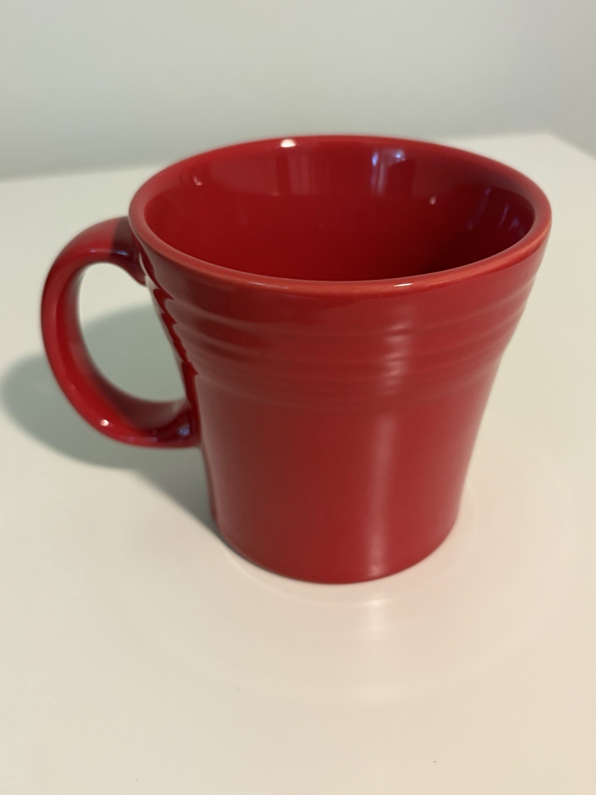 Fiestaware Scarlet Red Tapered Mug w/ D Ring Handle