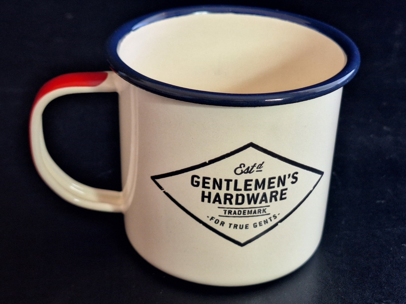 Gentlemen’s Hardware – The Adventure Begins 11oz Enamel Metal Coffee Cup Mug