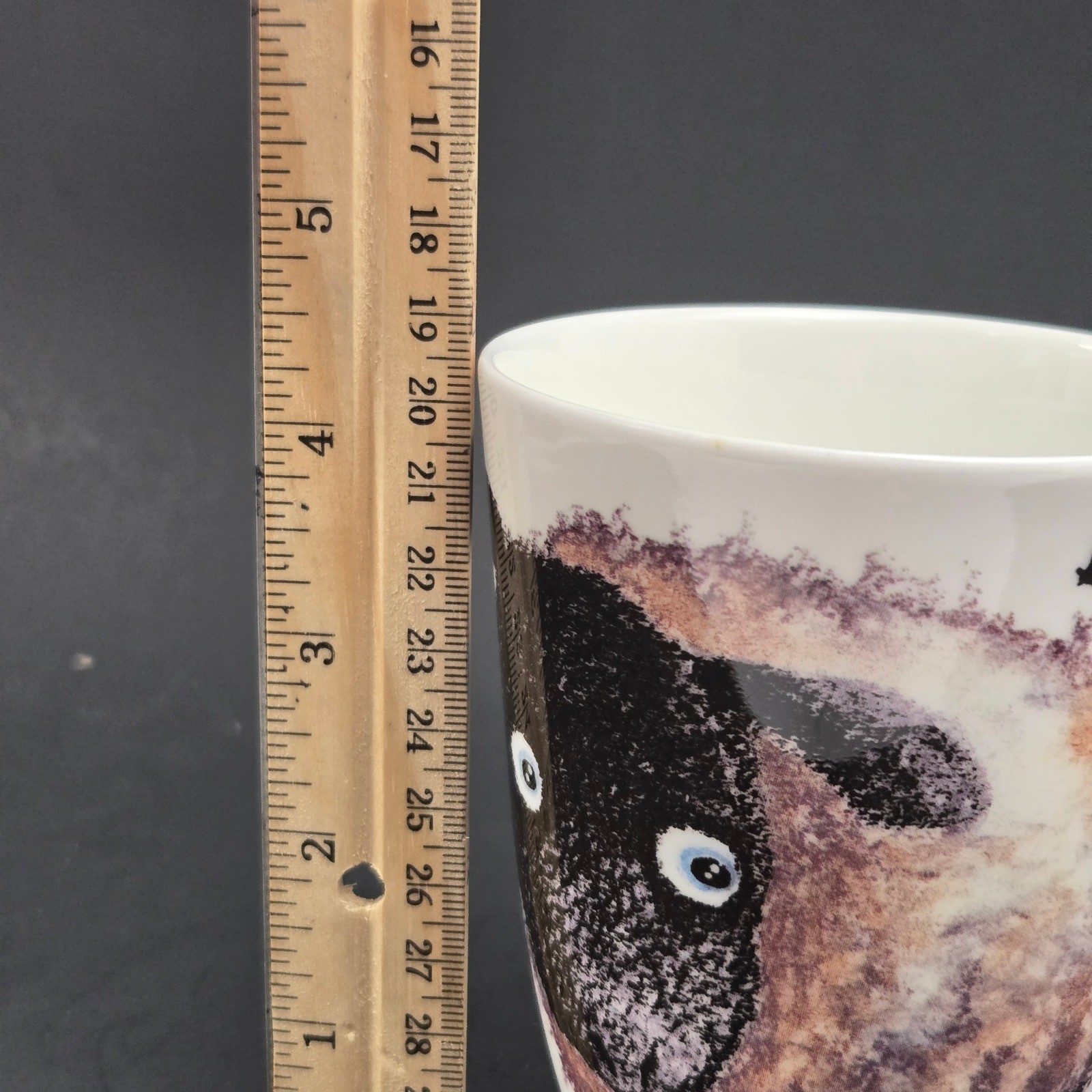 Roy Kirkham England Fine Bone China Baaa Baaa Sheep Mug Coffee Cup White 4.25in