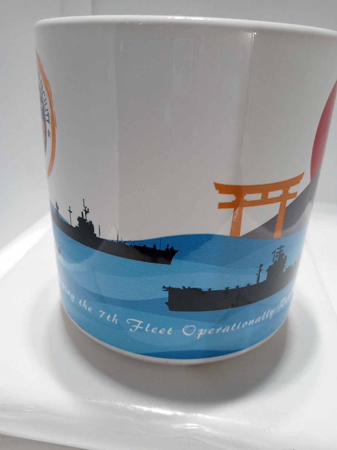 US NAVAL SHIP REPAIR FACILITY COFFEE MUG. JAPAN RMC MUG. US SRF JAPAN Mug. B319