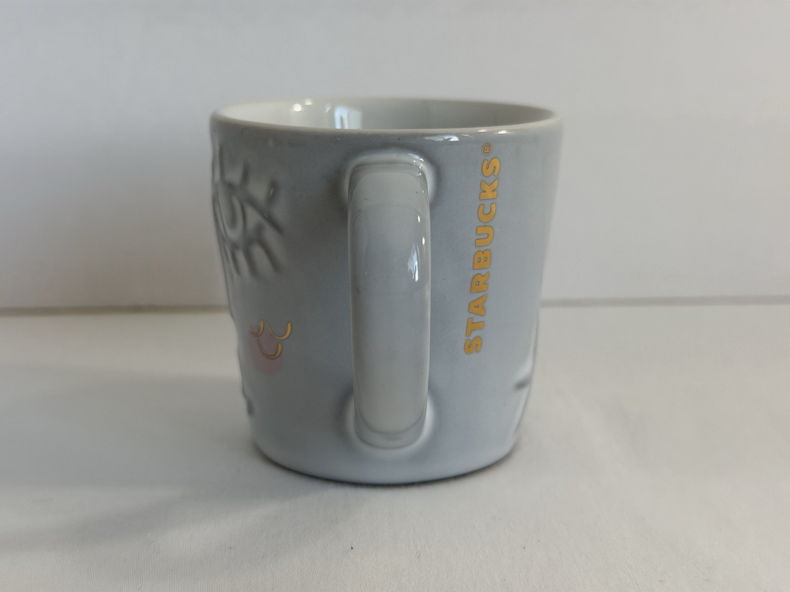 Starbucks 3 oz Demitasse Espresso Cup Mermaid Siren Winking Face Design 2016