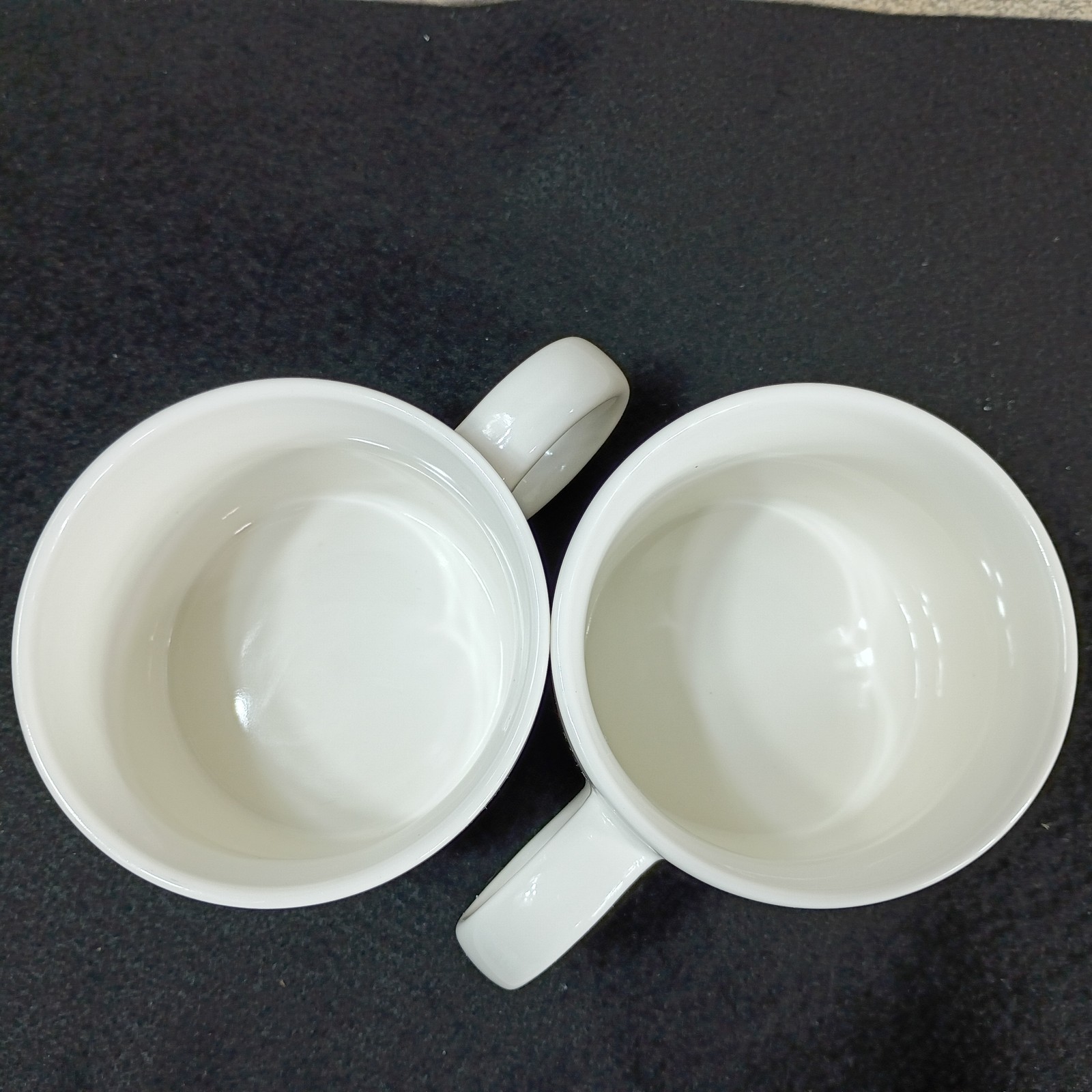 Starbucks White Ceramic Coffee Mugs Set of 2 – 12 fl oz Microwave & Dishwasher