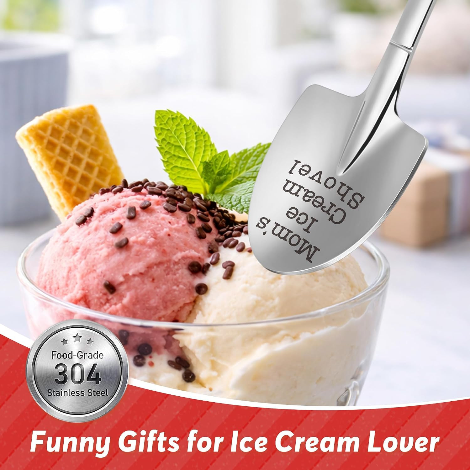 Birthday Gifts for Mom, Mom Gifts from Daughter/Son, Funny Mom’s Ice Cream