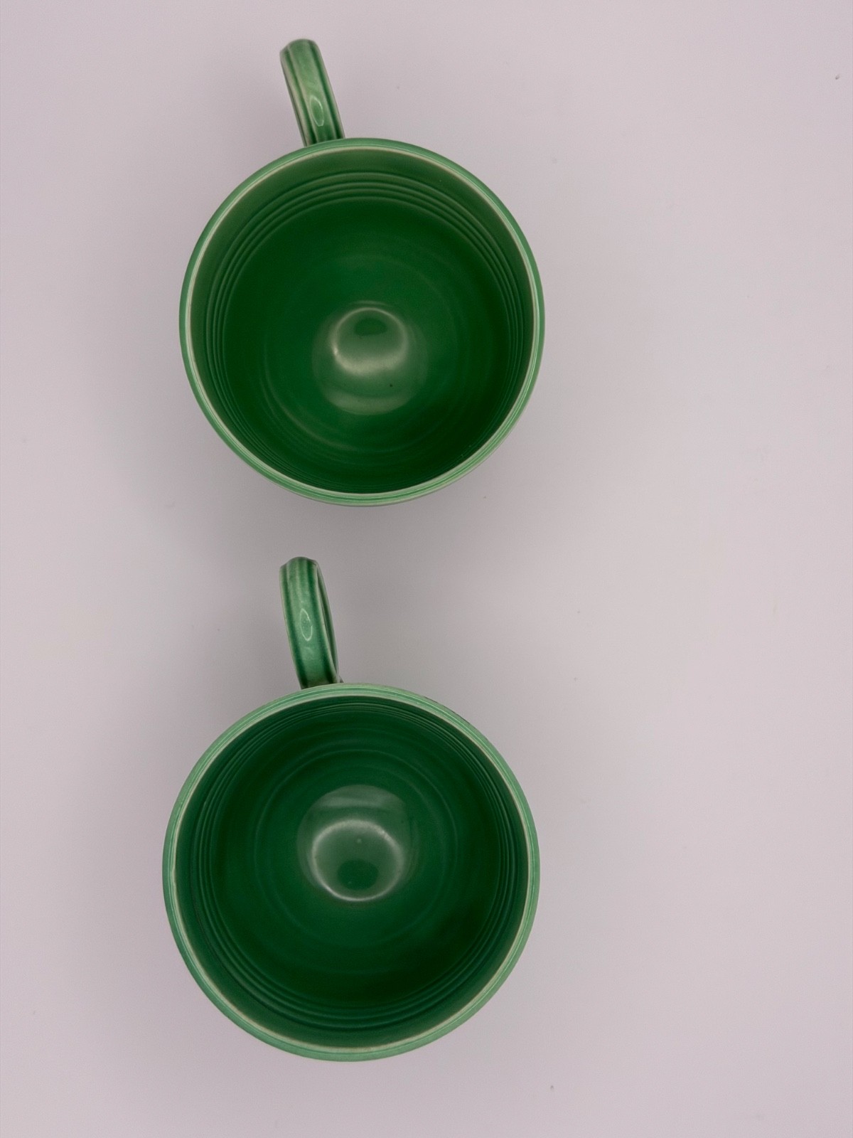 Vintage Fiesta Fiestaware Ring Handle Teacup Footed Cup Lot of 5 Cool Colors HLC