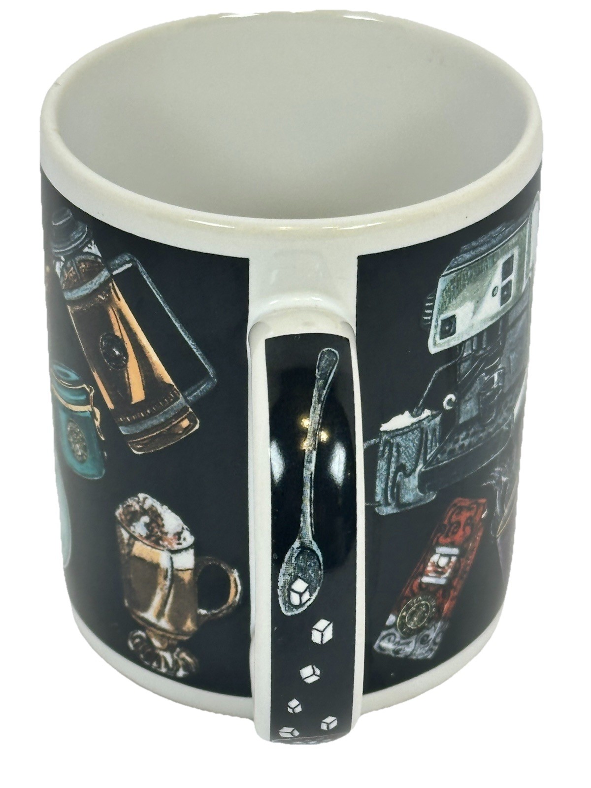 Starbucks Black Coffee Mug Cafe Espresso Beans Cups Pattern Thailand