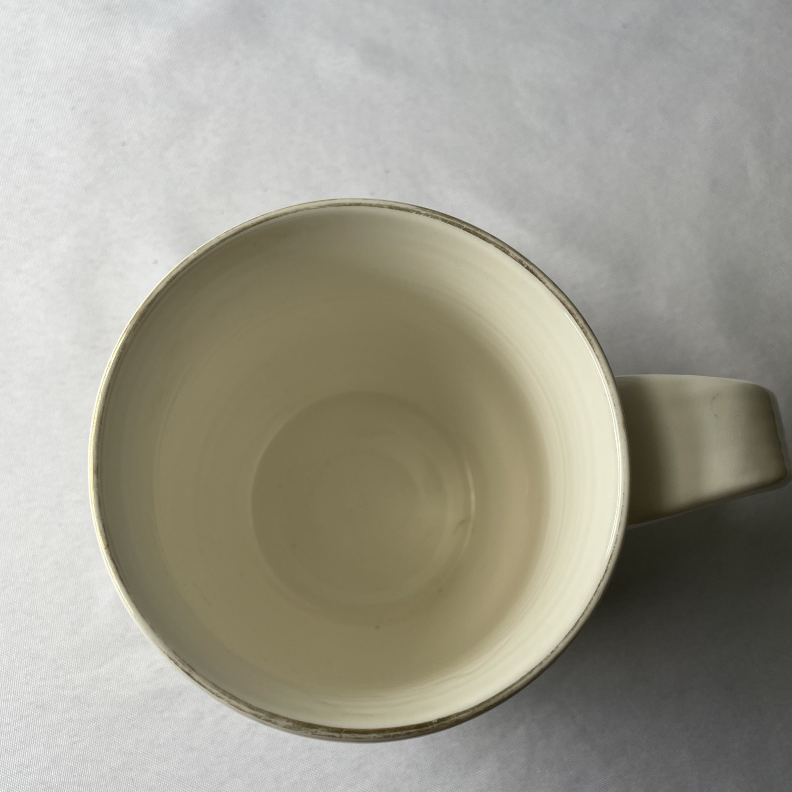 ANTHROPOLOGIE Coffee CupSuite One Studio Mimira Lyndsay Emery Gold Specks