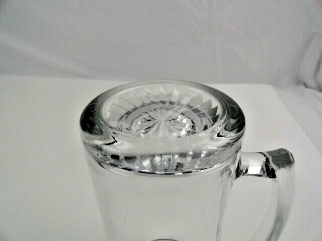 Beer Mug with Handle 26 oz – Clear Glass, Heavy, Bar Style