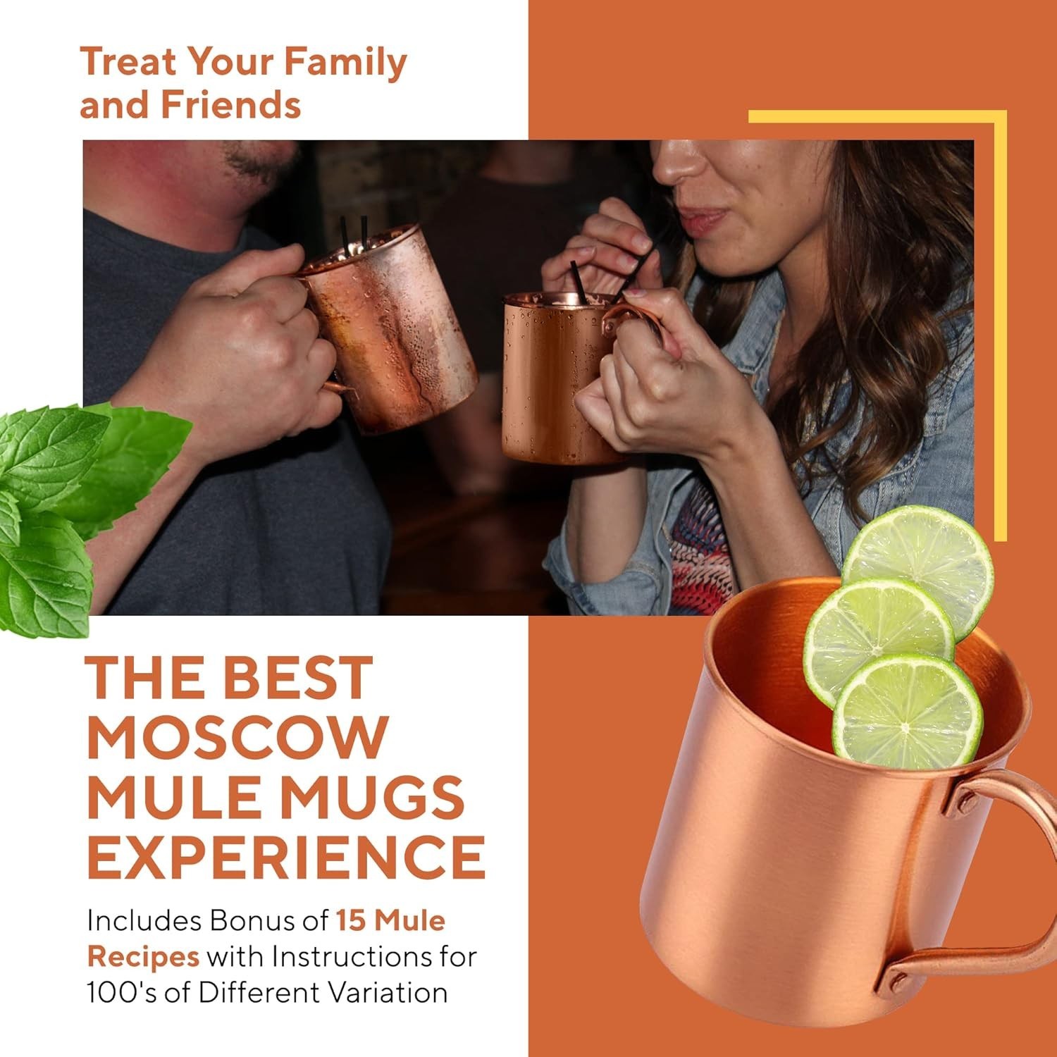 Moscow Mule Copper Mug by Solid Copper Authentic Moscow Mule Mugs Unlined 16 oz