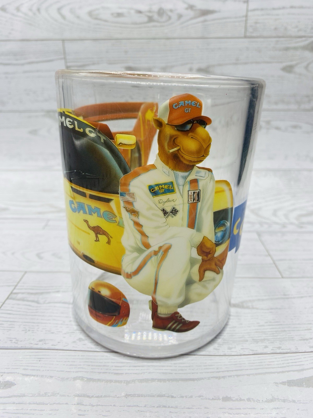 90s Nostalgia Camel Cigarettes Joe Racing GT Motor Sport Plastic Promo Mug
