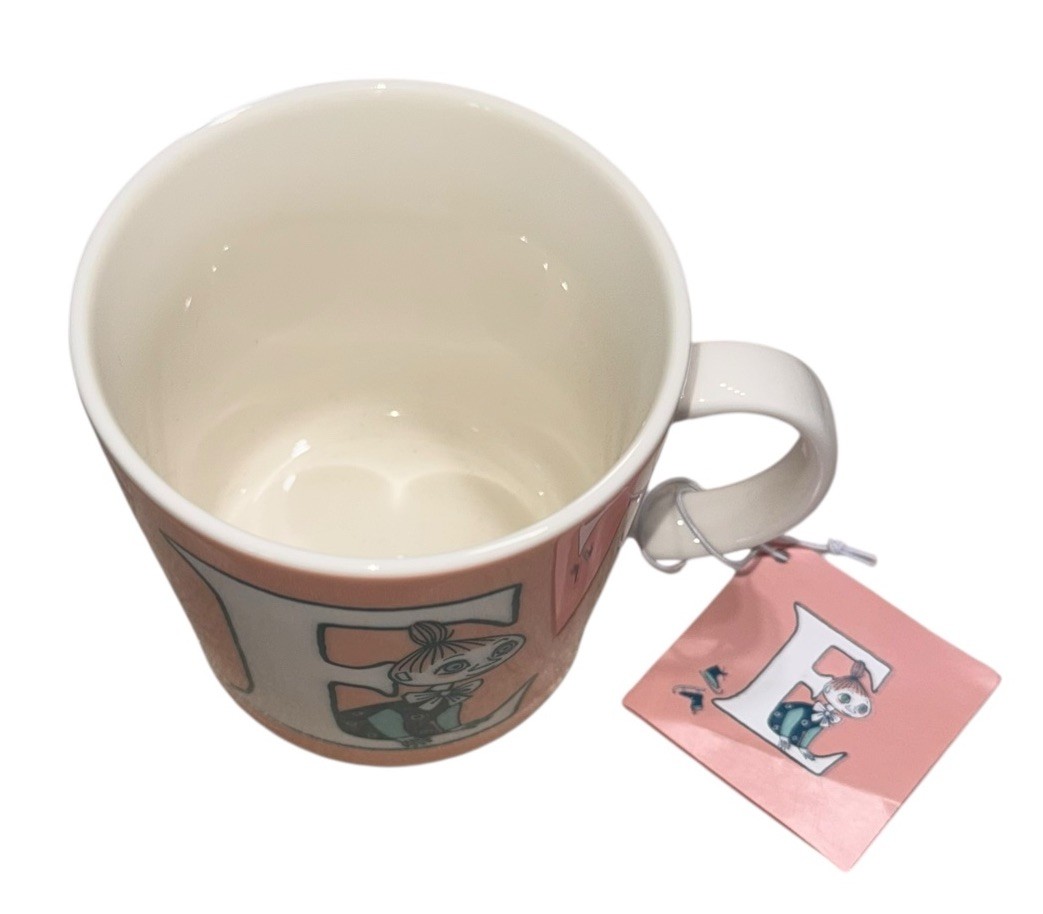 Arabia Alphabet Moomin Mug E Coffee Mymble Muumi Muki Finland Tove Jansson NWT
