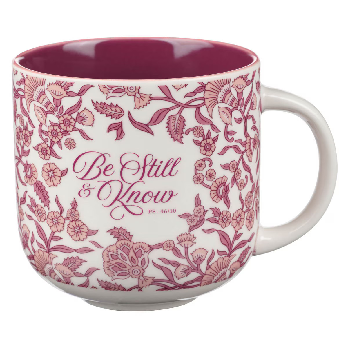 Large Ceramic Microwave/Dishwasher Safe Coffee & Tea Mug for Women: Be Still &