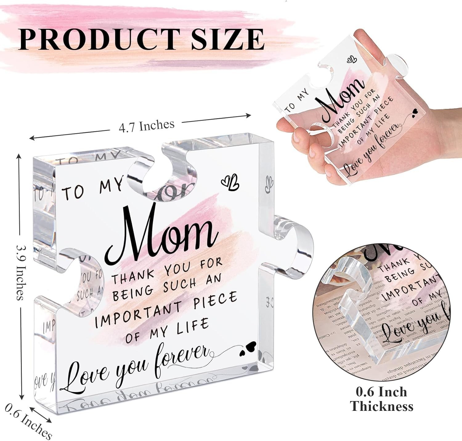 Gifts for Mom from Daughter Son – Best Mom Ever Gifts Unique Mother Birthday …