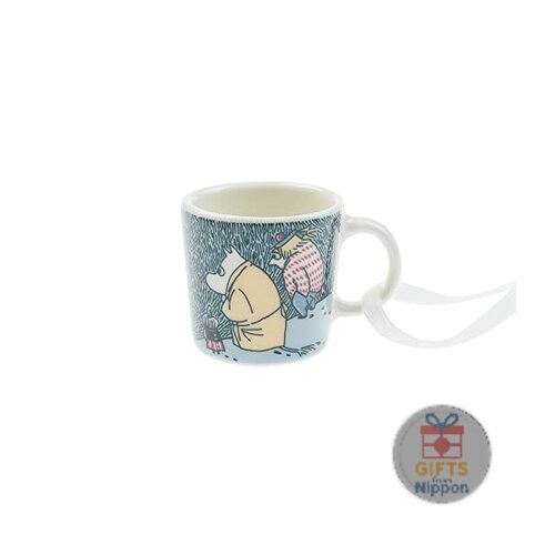 Arabia Moomin Mini Mug Set 4pcs Snow Moonlight 2021 Porcelain Winter Ornament