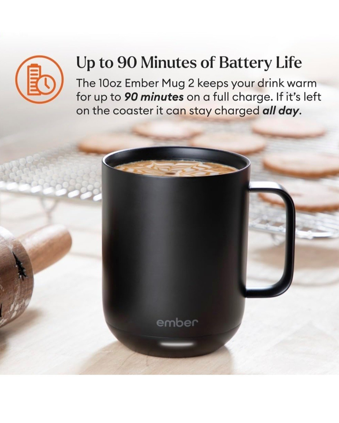 Ember Temperature Control Smart Mug 2 10 oz App-Controlled Heated Coffee Mug NEW