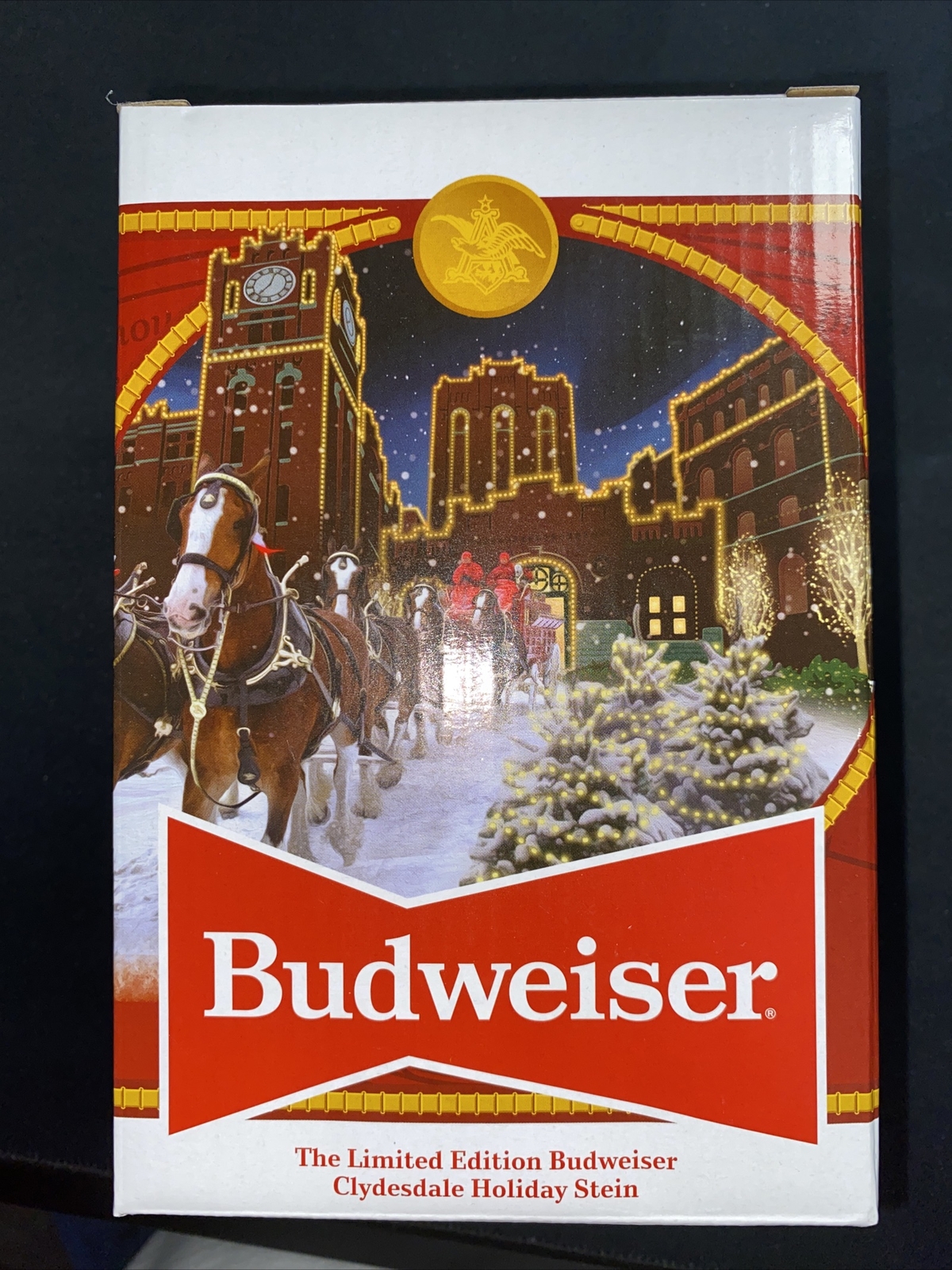 Budweiser Ceramic Holiday Stein Mug 2020 41st Anniversary