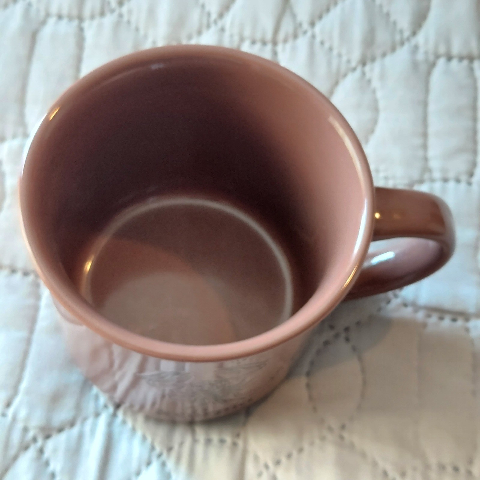 Scorpio Zodiac Ceramic Coffee Mug Brown Embossed Scorpion Astrology Gift 3.5in