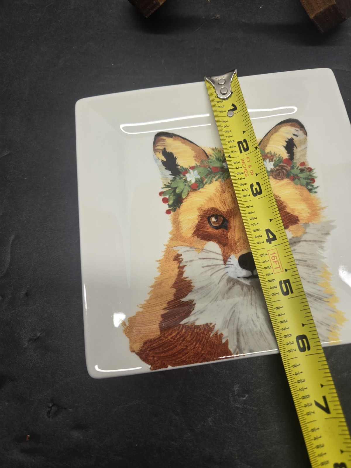Paperproducts Design Winter Berry Glacier Fox Mug/Plate new Bone China PPD
