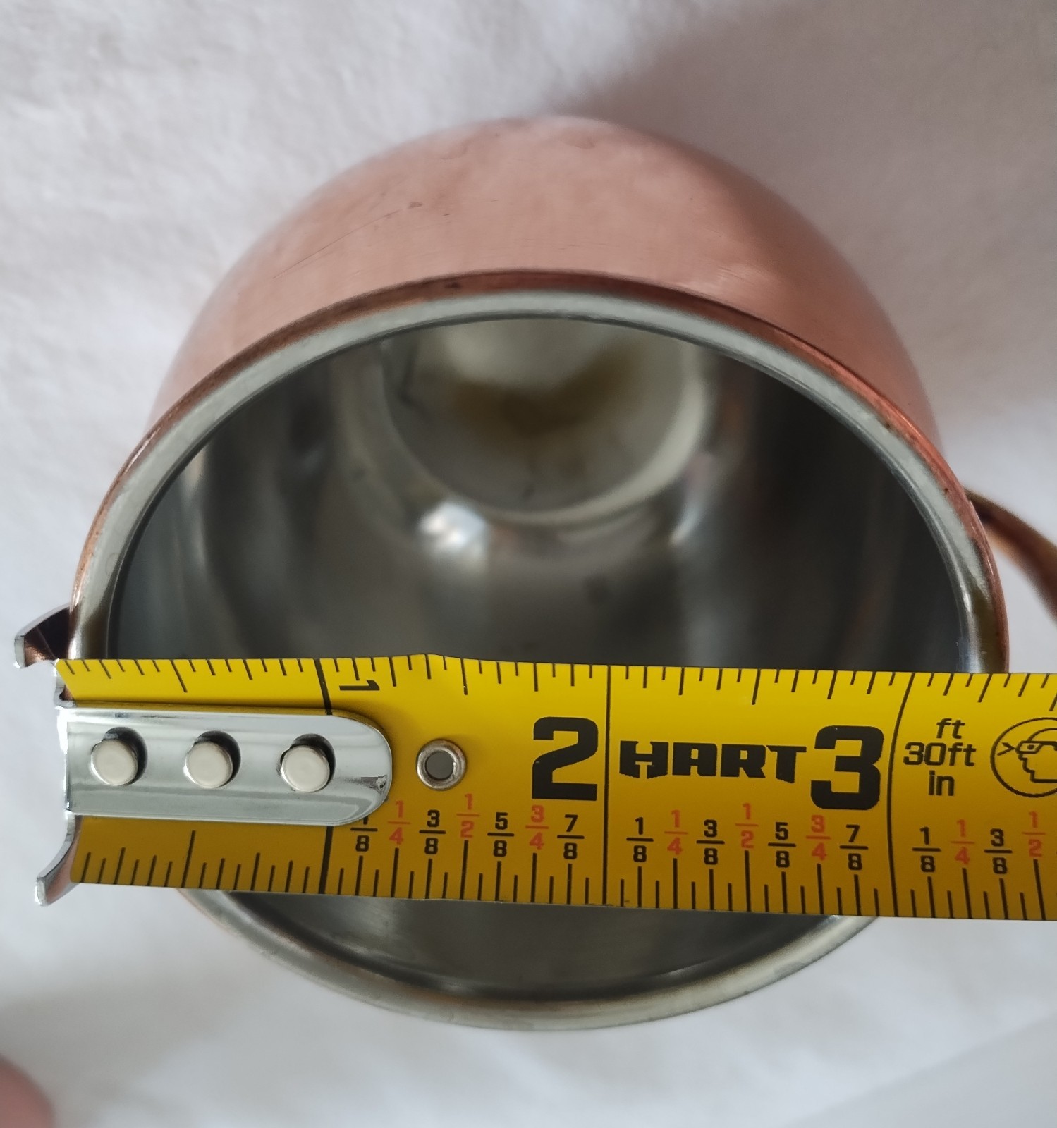 Moscow Mule Copper And Stainless Steel Coffee Mug Cup 18 Oz