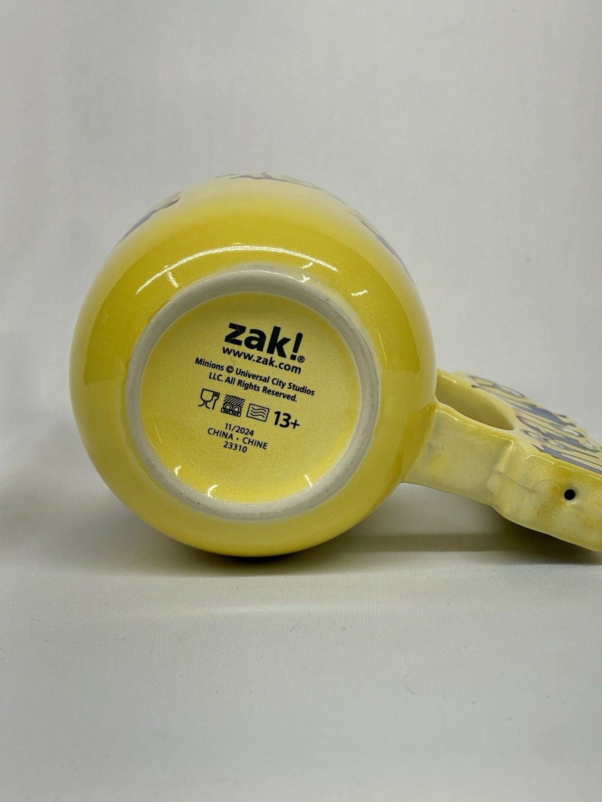Zak! 2024 Minions LARGE Ceramic Coffee Mug 13 fl oz Yellow