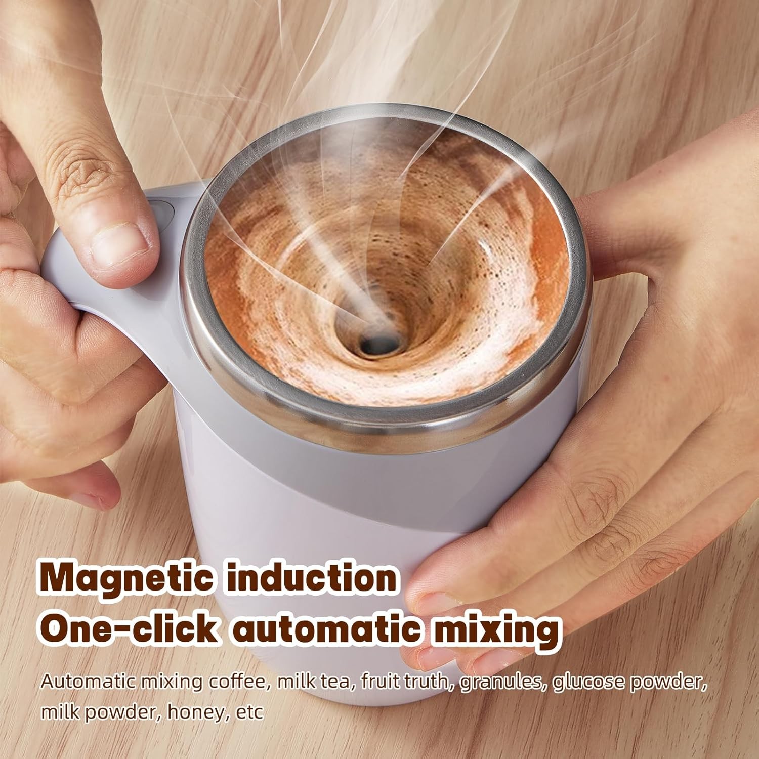 Automatic Self Stirring Coffee Mug Rechargeable Electric Travel Cup