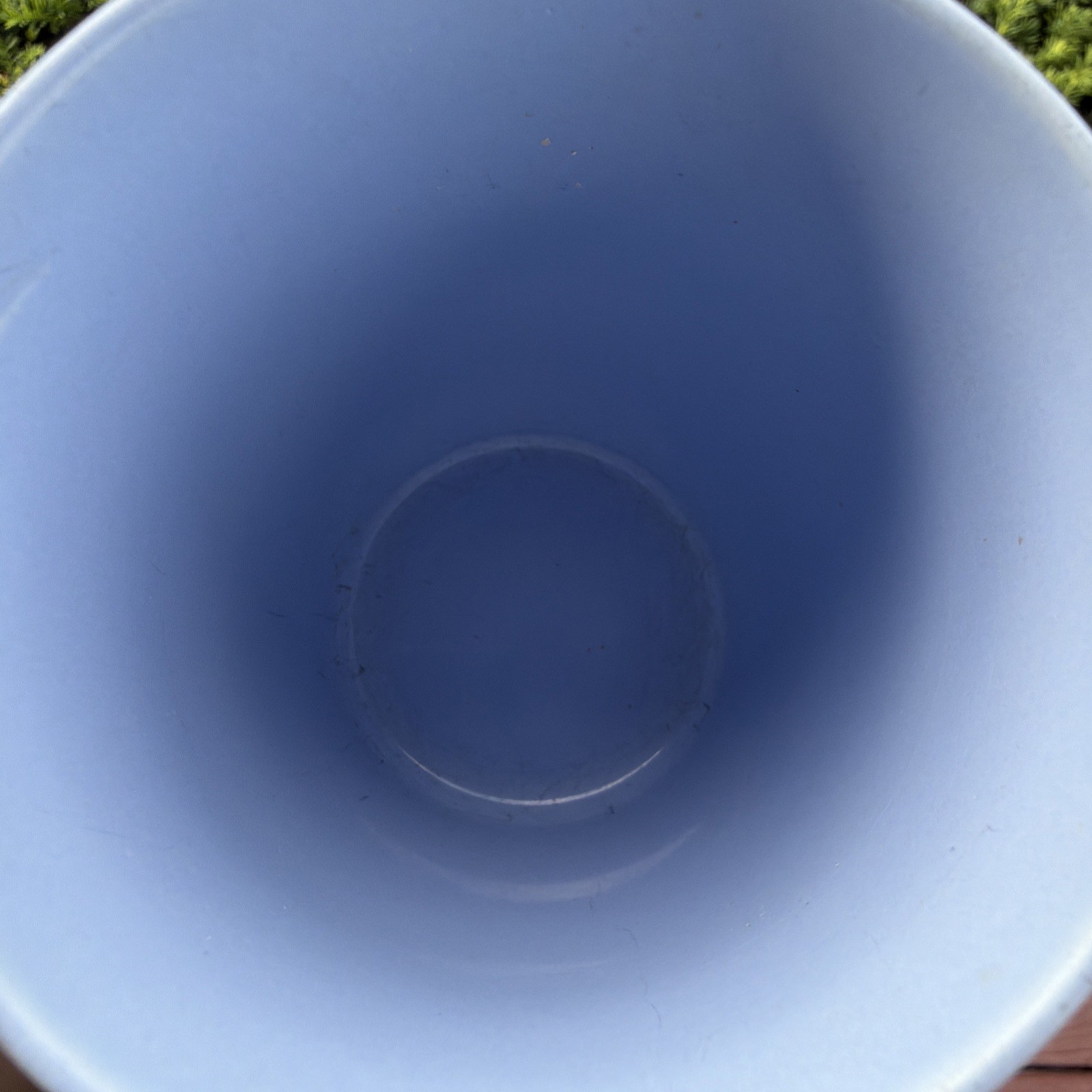 Corelle Stoneware Blue Coffee Mug Set Solid Color Round 3-Piece