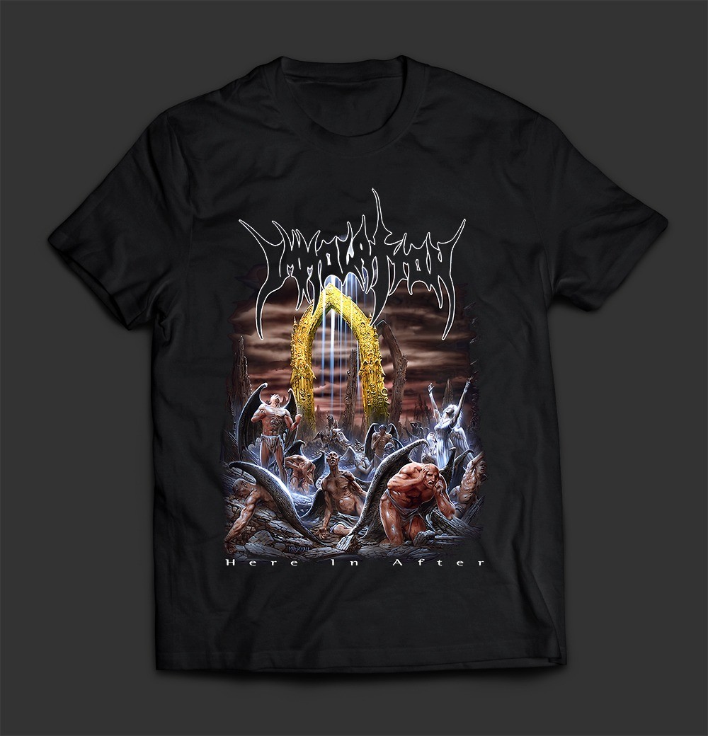 Vintage Immolation Band Here In After Black S to 5XL Unisex Shirt CA204