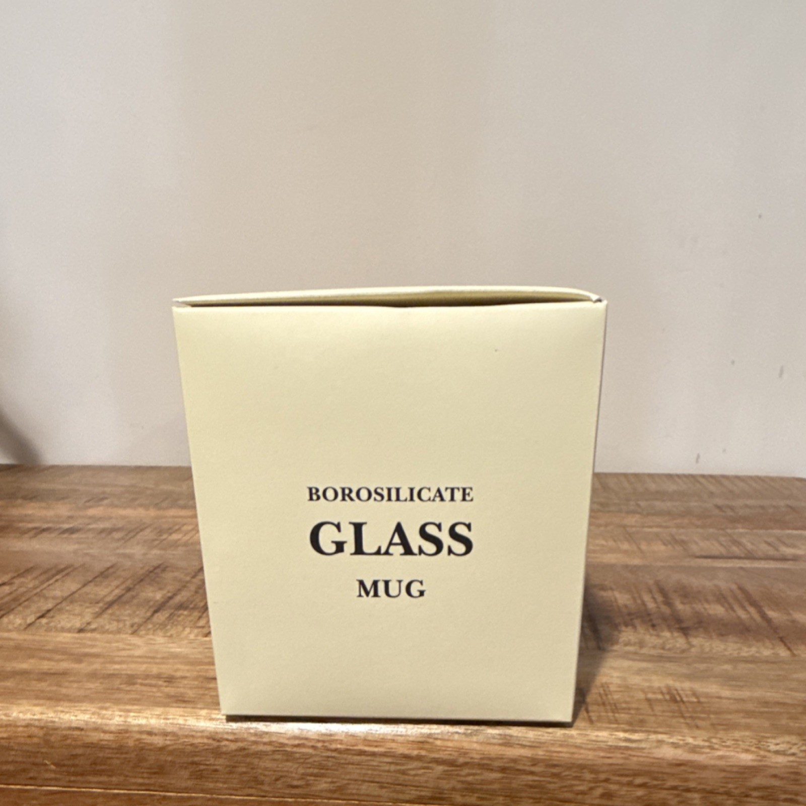 HAY Borosilicate Glass Coffee Mug Set Yellow Two-Piece