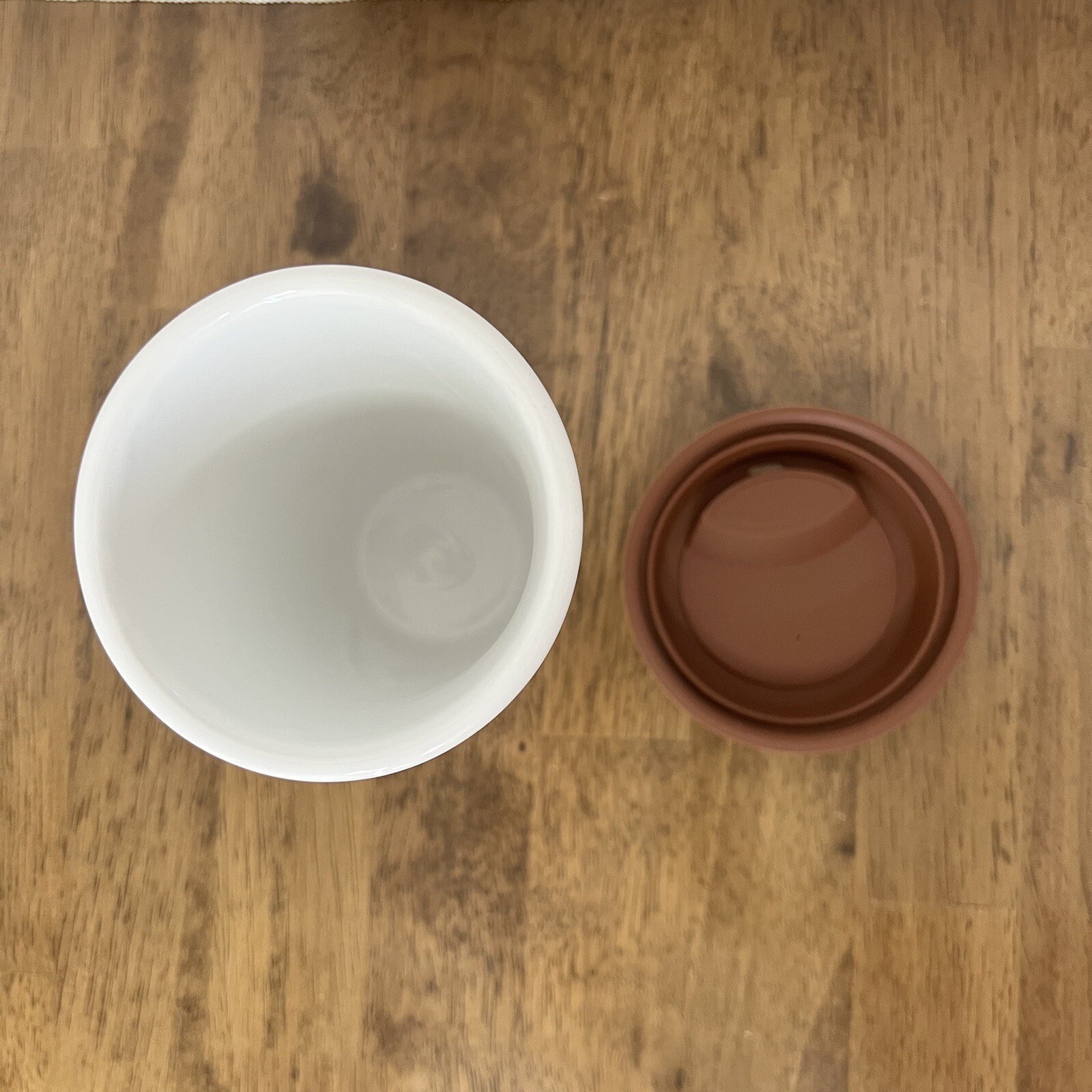 Ceramic Tumbler COFFEE Travel Mug 12 Oz Cup Silicone Lid Back To School