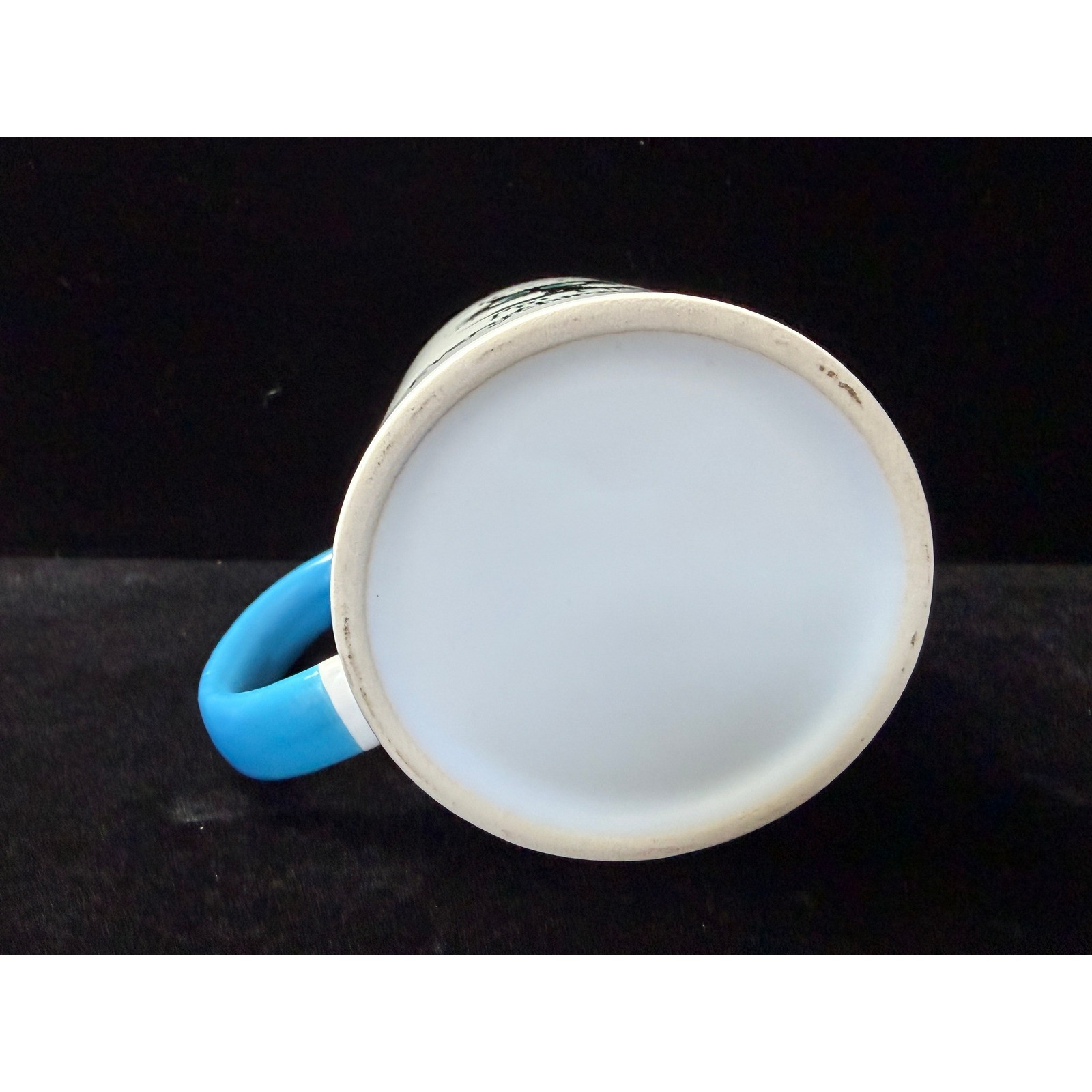 Its Fine Im Fine Everything Is Fine Cat Coffee Mug White Blue Ceramic Tea Cup