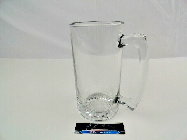 Beer Mug with Handle 26 oz – Clear Glass, Heavy, Bar Style