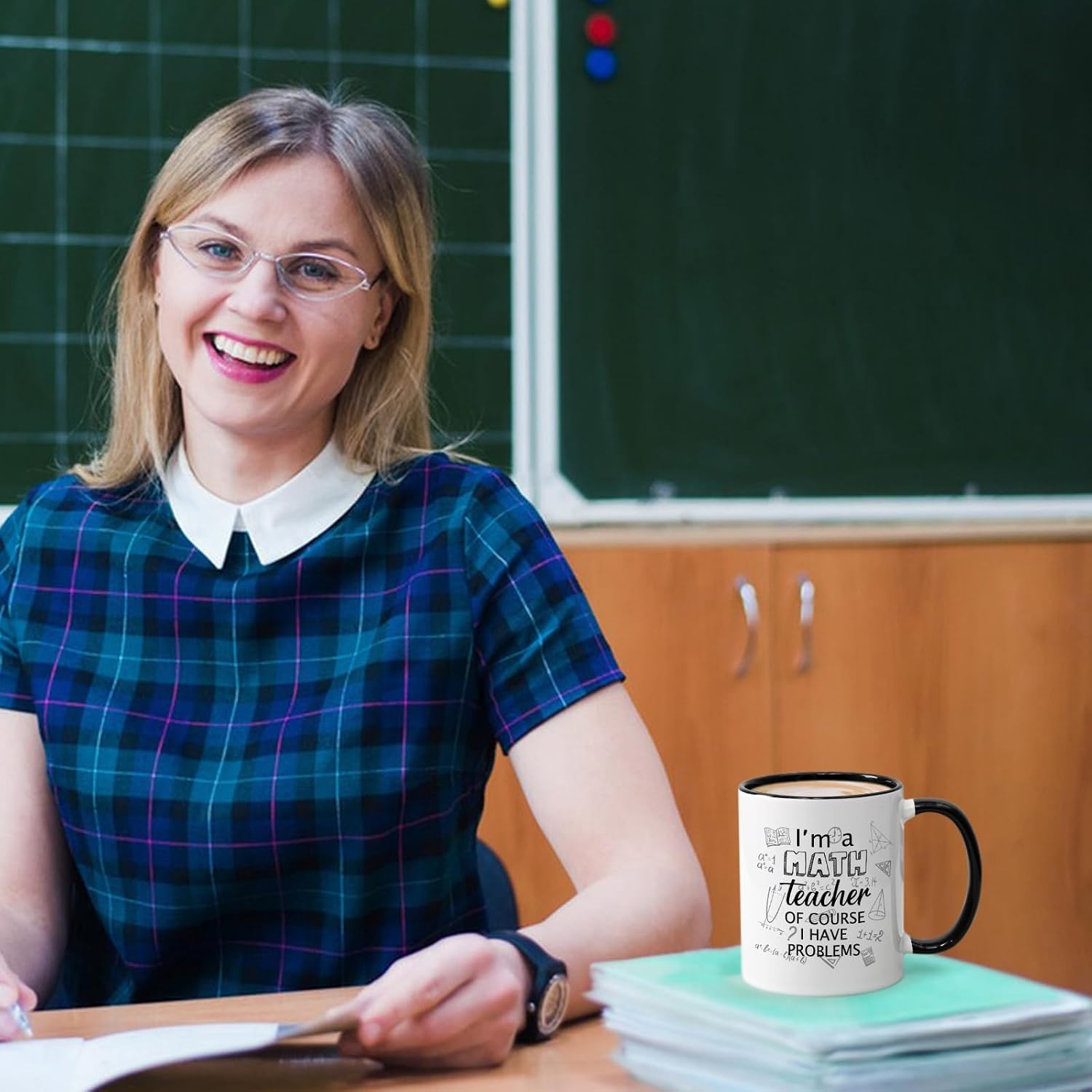 Math Teacher Coffee Mug, I’m a Math Teacher of Course I Have Problems, Funny