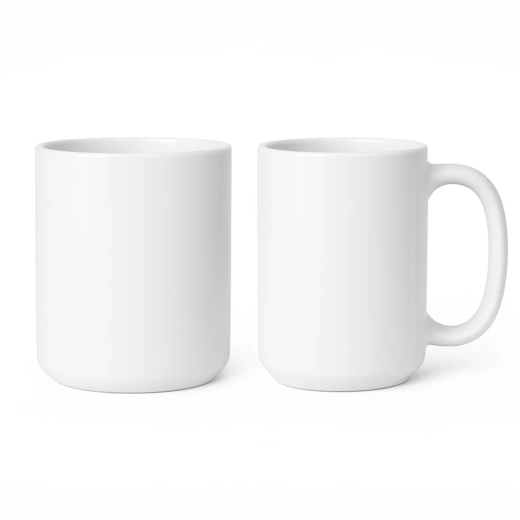 Personalized Custom Text or Photo Ceramic Coffee Mug Both side Printed 15oz