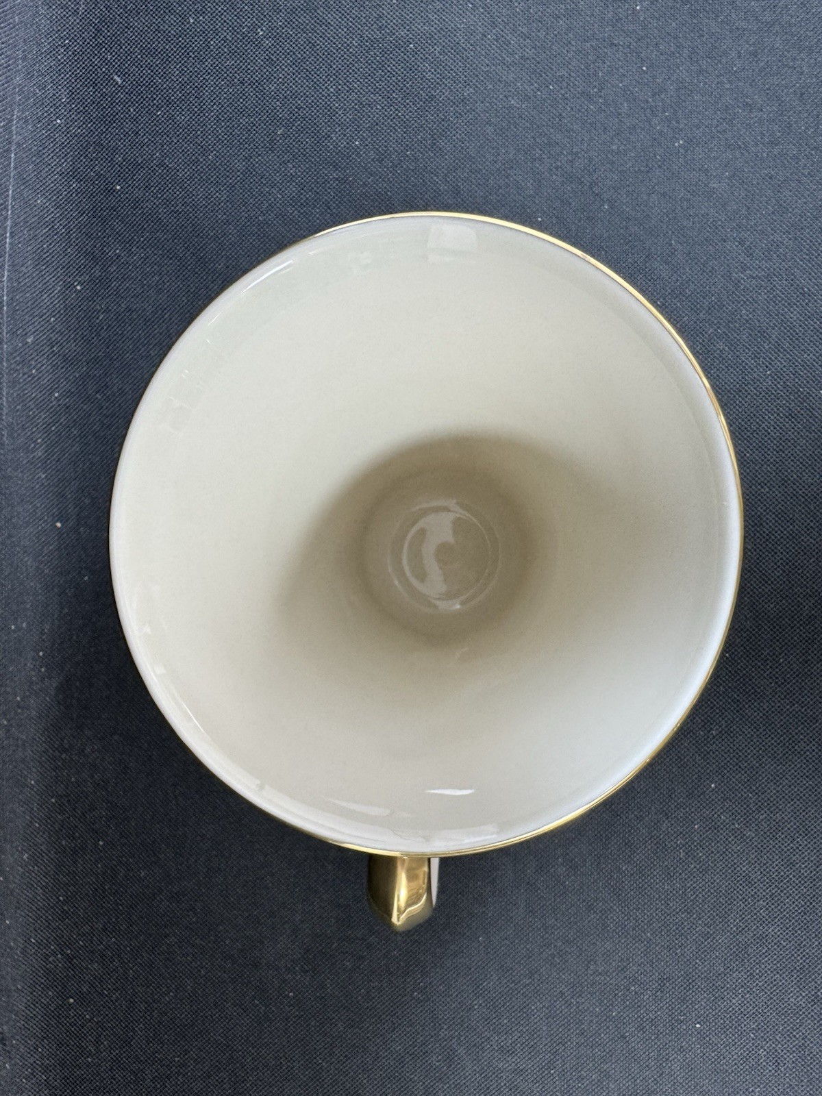 Lenox Holiday Nouveau Gold~Large 4.5″ Accent Mug~1st Quality~USA~Mint~NEW