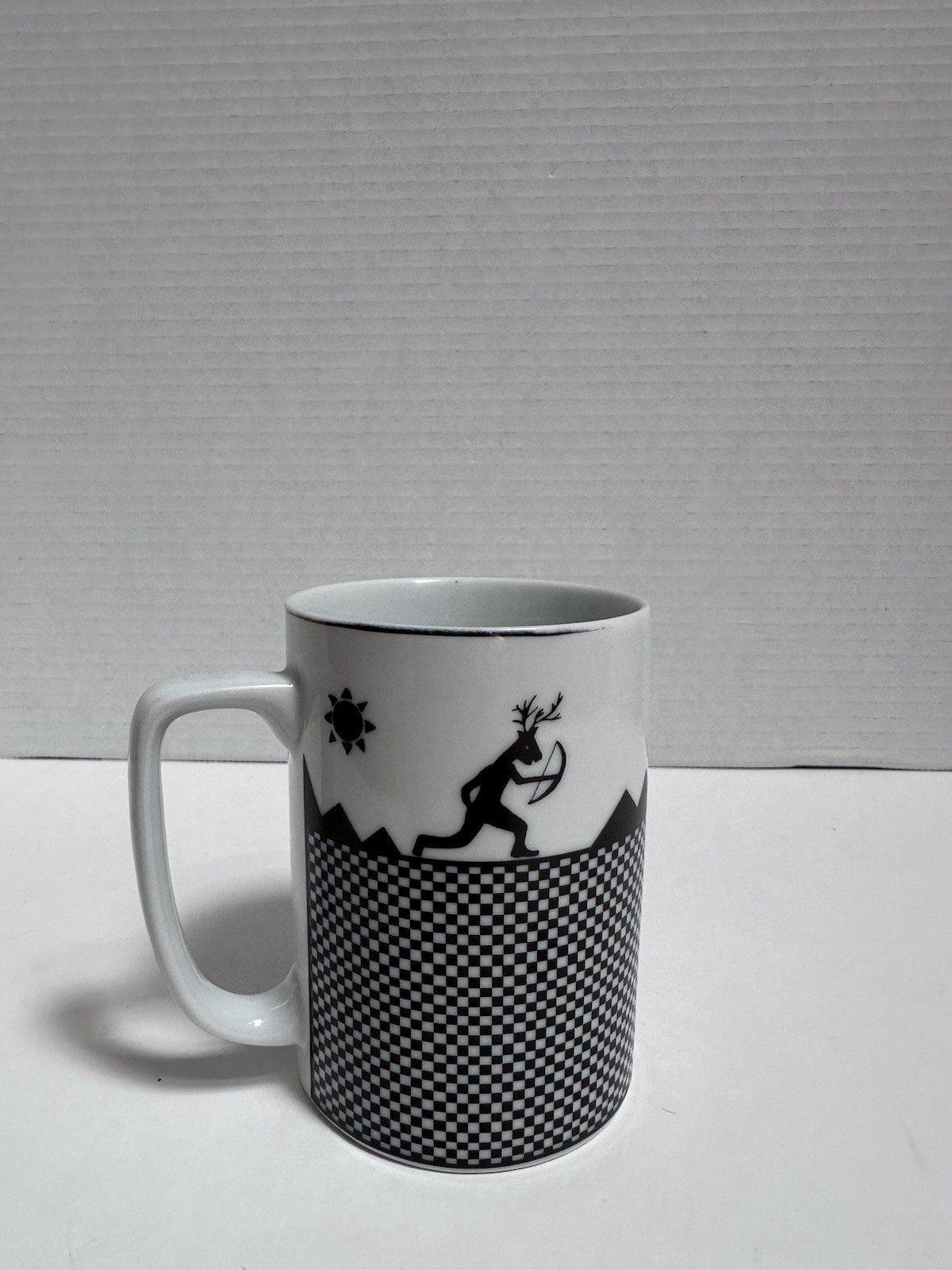 Rare vintage Swid Powell Eclipse 3-Piece Ceramic Coffee Mug Set 12 fl oz