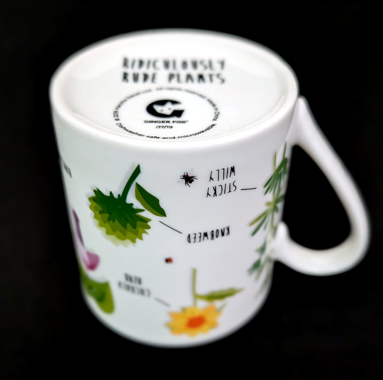 Ginger Fox Mug ~ Ridiculously Rude Plants ~ Adult Botanical Humor ~ 2019