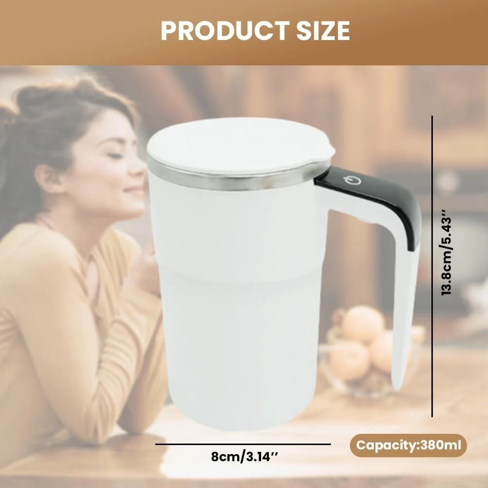 Self Stirring Cup Automatic Electric Mixing Coffee Milk Tea-FAST US SHIP