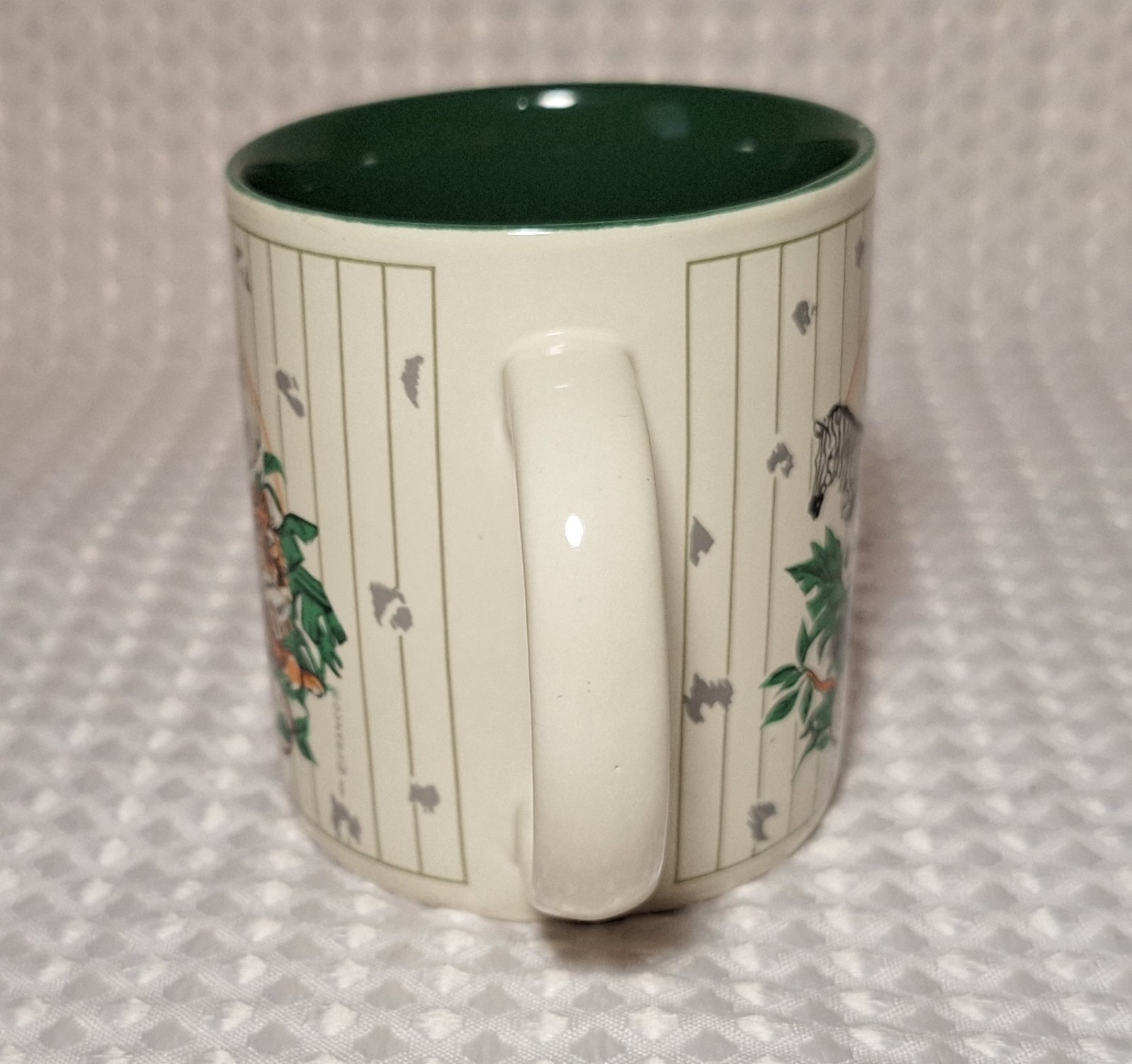 Vintage Preserve Wildlife Endangered Animals Coffee Mug Cup K.I.C. Korea