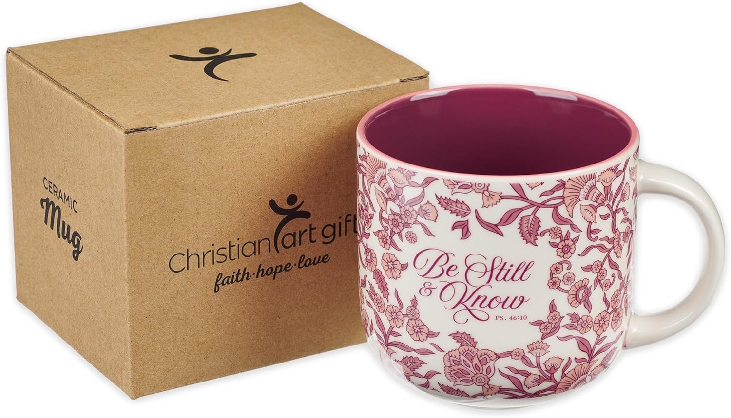 Christian Art Gifts Large Ceramic Microwave/Dishwasher Safe Coffee & Tea Mug for